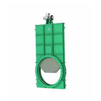 Guillotine Damper - Color: Green Paint Coated