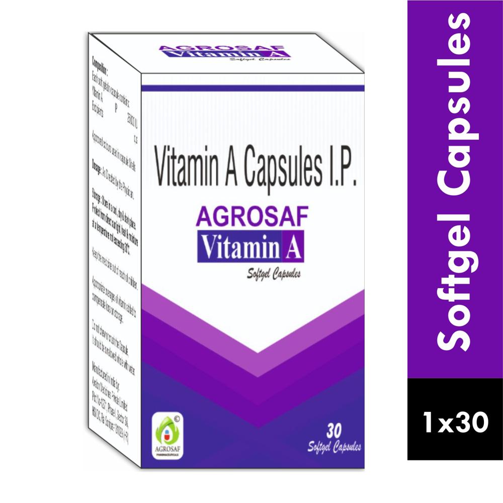 AGROSAF VITAMIN-A CAPSULE - VITAMIN-A 25000 IU SOFT GELATIN CAPSULE