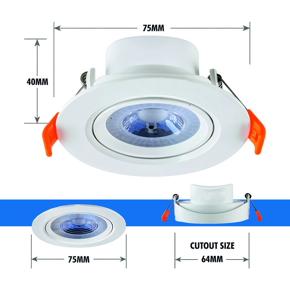 3w Lens Deep Ready Dob Cw - Color: White