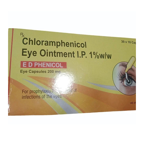 E D phenicol eye capsule