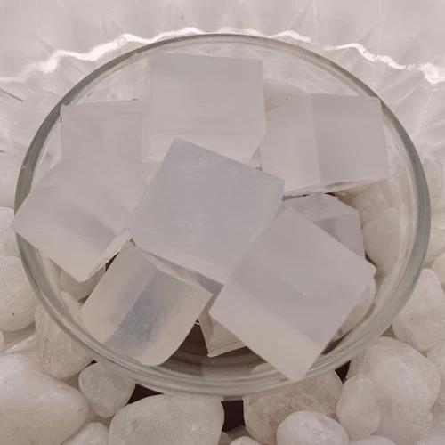 Transparent Glycerin Soap Base - Shape: Square