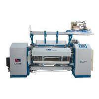 Shuttle Loom Machine - Color: Blue & White