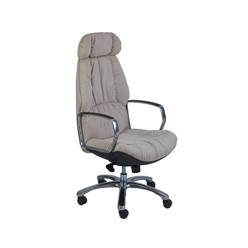Nalanda-1 Fabric Chair - Color: Grey