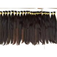 100 % Cuticle Aligned Temple Remy Bulk Hair Bundle With Full Ends Remy Human Hair Extension