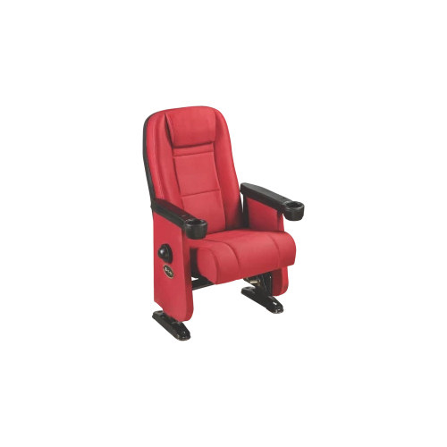 Audi 2 Auditorium Chair - Color: Red Black