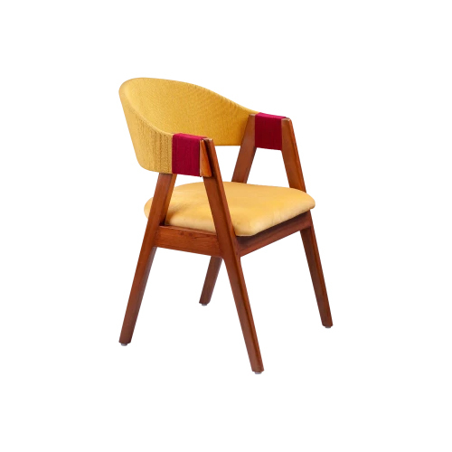 Adaptive 24 Wood Chair - Color: Brown Yellow