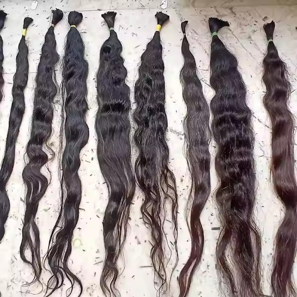 Raw Natural Human Hair Remy Bulk Hair