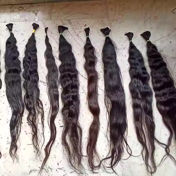 Raw Natural Human Hair Remy Bulk Hair