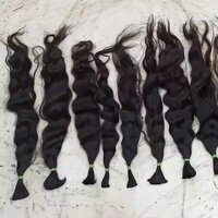 Raw Natural Human Hair Remy Bulk Hair