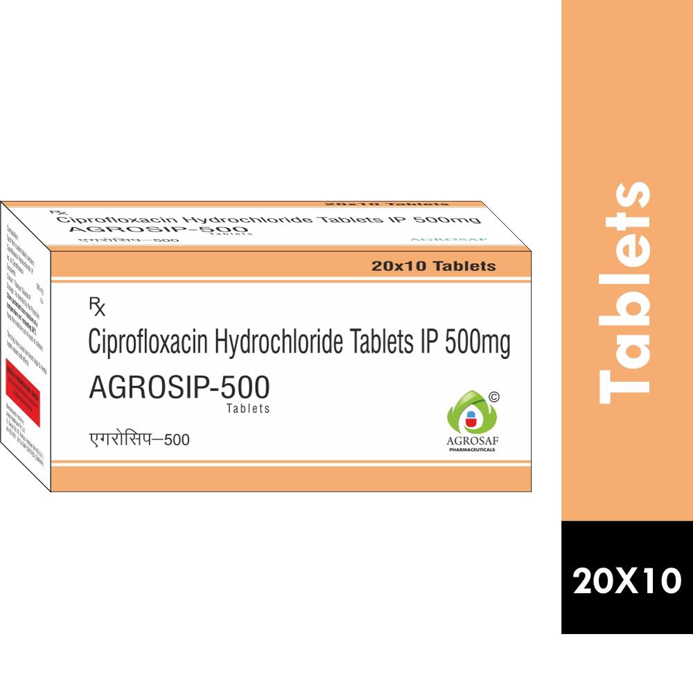 AGROSIP 500 TABLET -Ciprofloxacin (500mg)