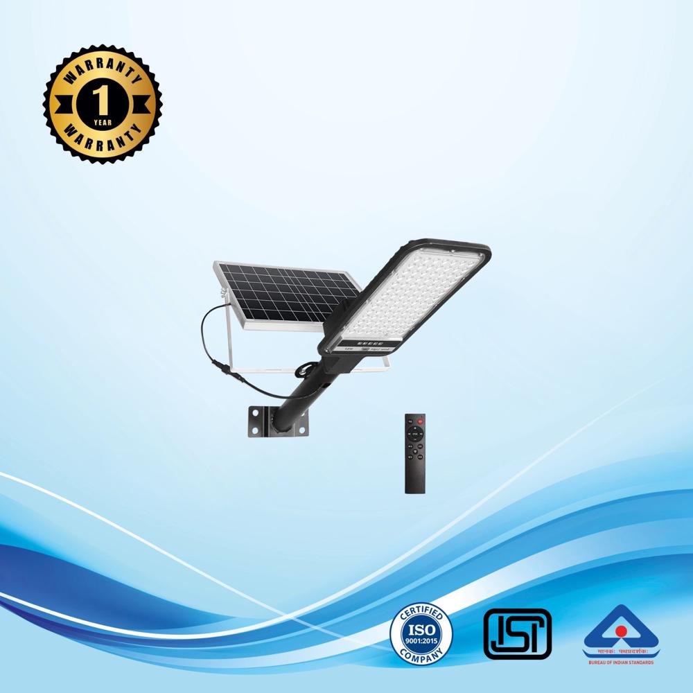 100W Solar Street Light with Remote & Sensor
