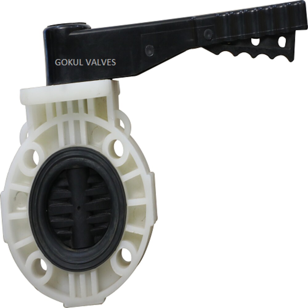 Gokul Polypropylene Butterfly Valve Gear Box Operated