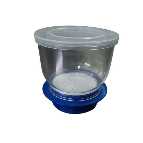 Filtration Funnel Cup With 0.45 Micron Cellulose Nitrate Filter - Color: Transparent