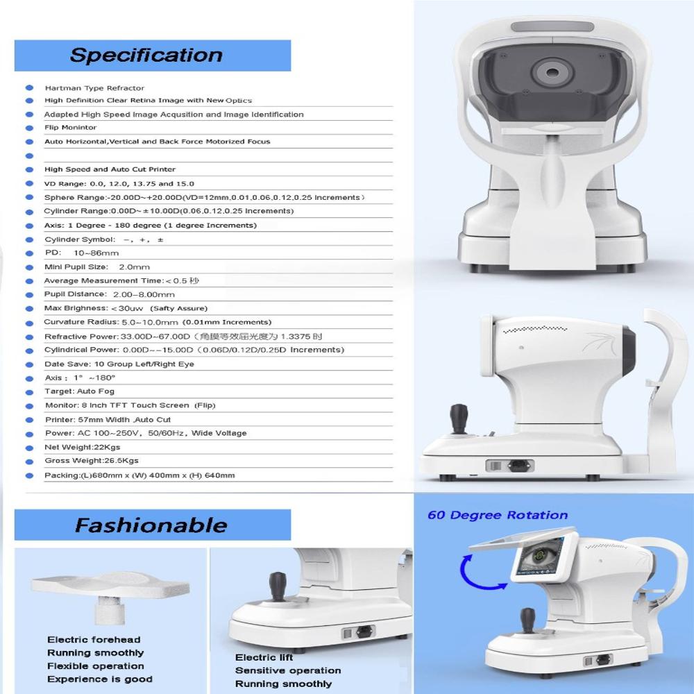 Sv 800 Auto Refrctometer With Keretometer - Feature: High Speed