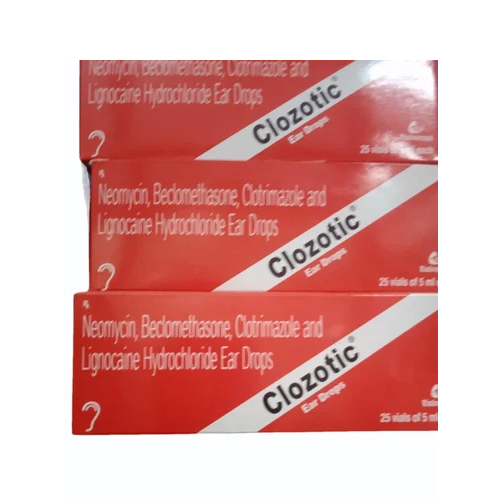 Neomycin, Beclomethasone, Clotrimazole and Lidocaine Hydrochloride Ear Drops