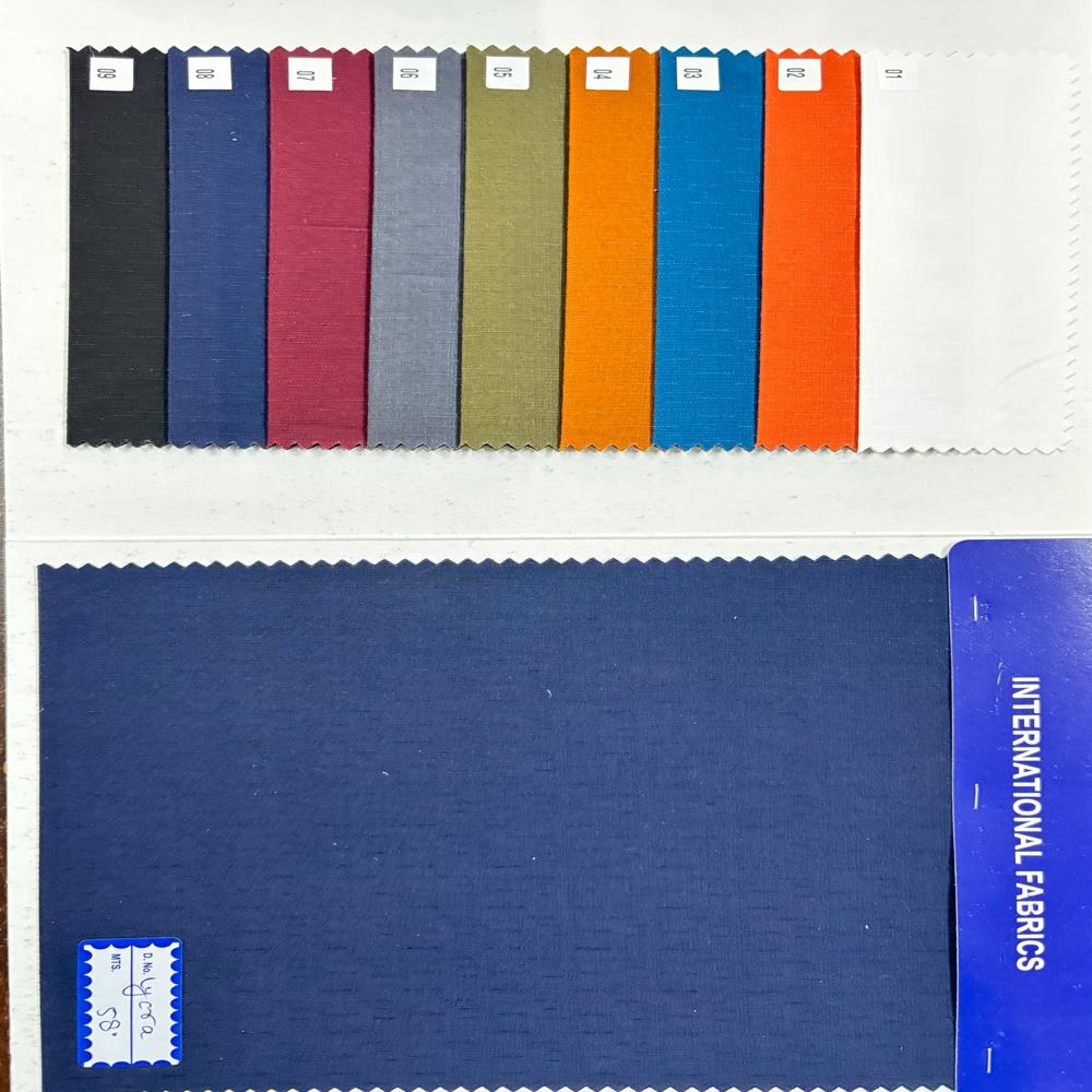Cotton Linen lycrs Shirting Fabric Wdth 58
