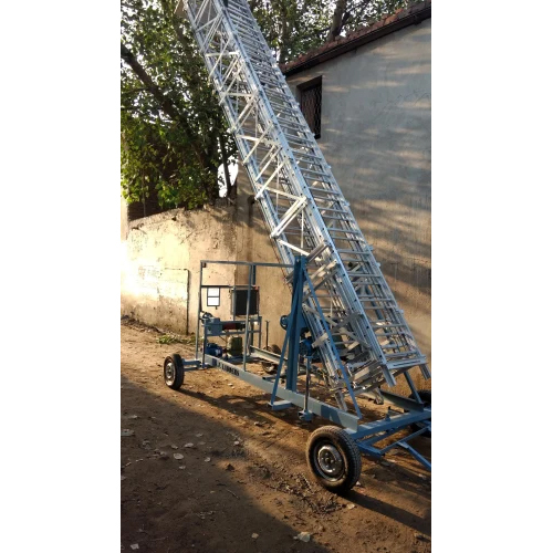 Aluminum Jeep Tyre Tiltable Tower Extension Ladder - Material: Aluminium