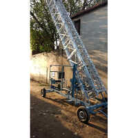 Aluminum Jeep Tyre Tiltable Tower Extension Ladder - Material: Aluminium