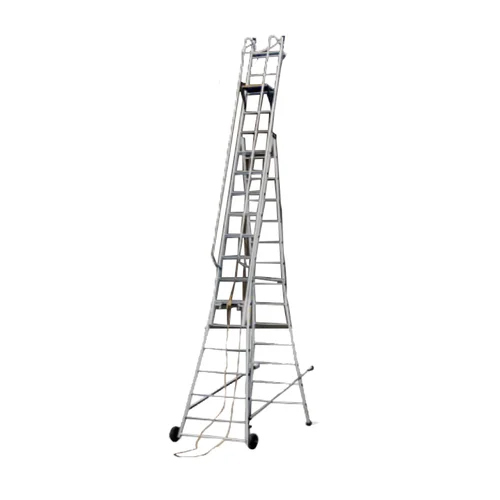 Aluminum Self Supporting Extension Ladder - Material: Aluminium