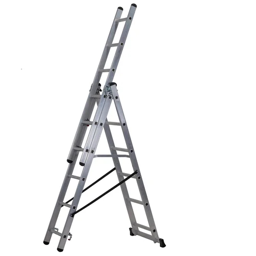 Aluminium Combi Ladders - Material: Steel