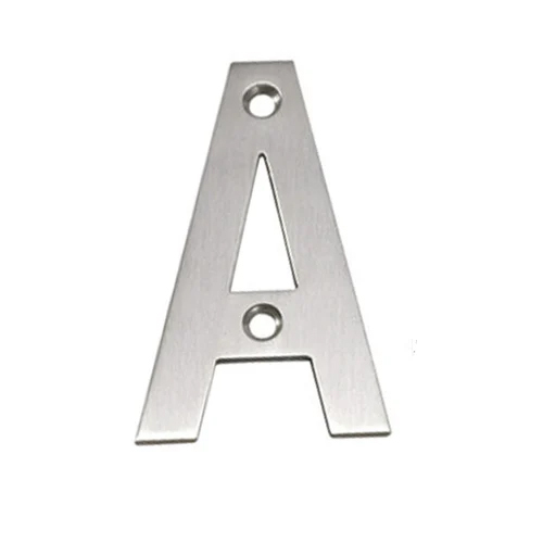 Stainless Steel Alphabet Letter - Size: Standard