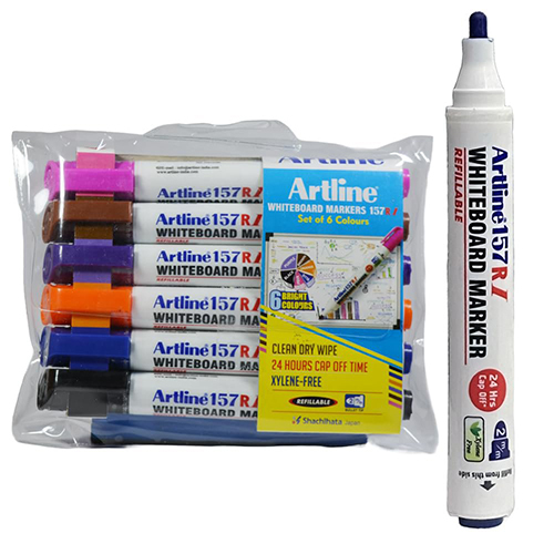 White Board Marker Set Of 6 - Feature: High Quality