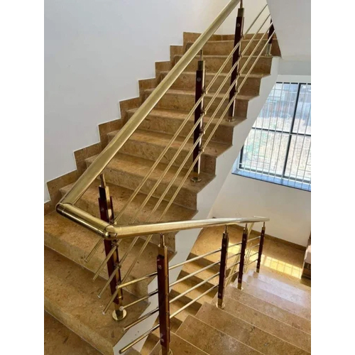 Pvd Coated Staircase Railing - Frame Material: Galvanized Sheet