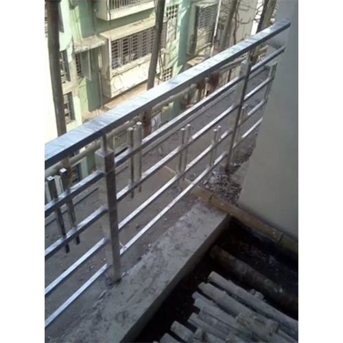 Stainless Steel Stair Railing - Frame Material: Galvanized Sheet