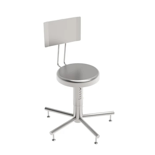 Stainless Steel Stool - Color: Sliver