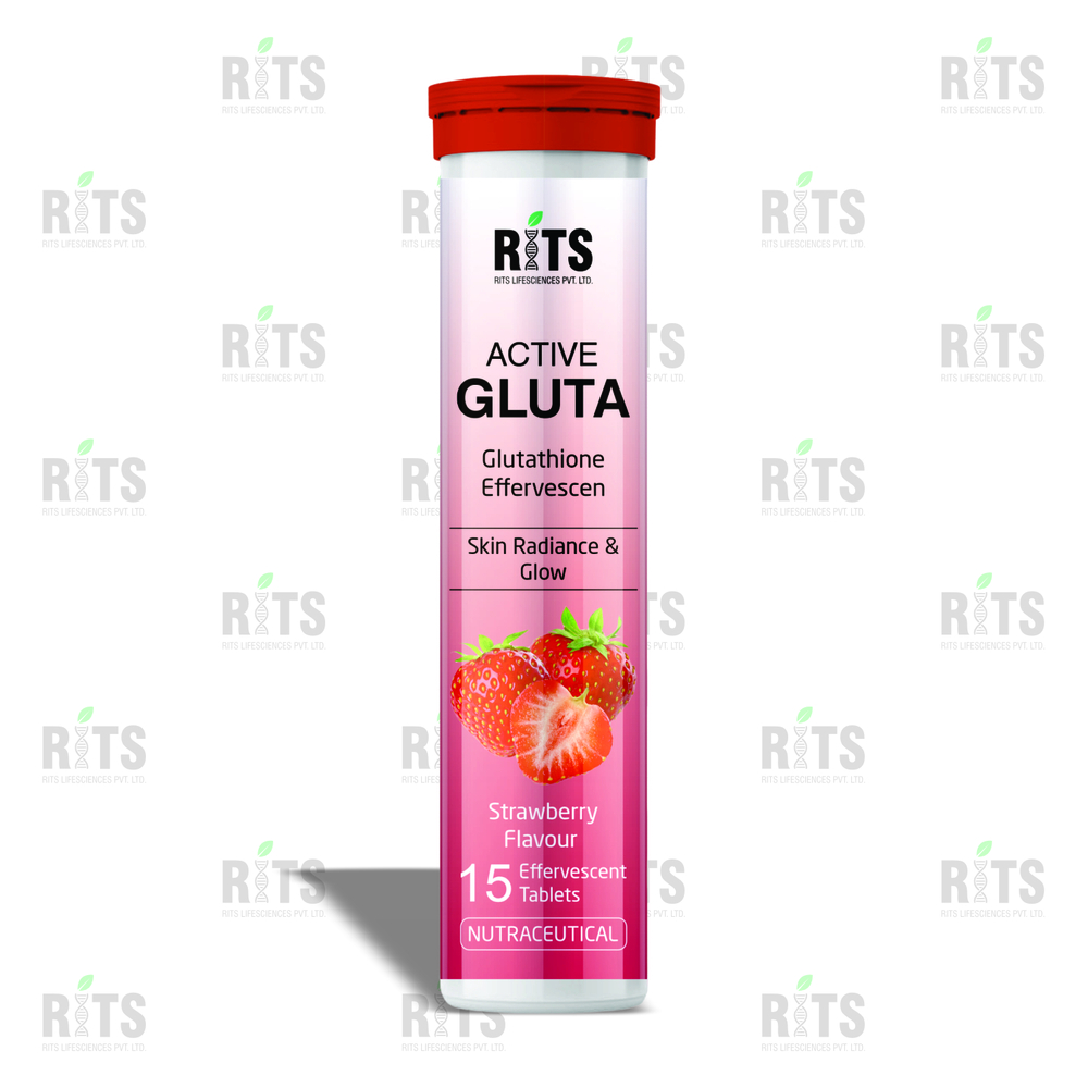 Glutathione Effervescent Tablets- Strawberry Flavor - Age Group: 18-40