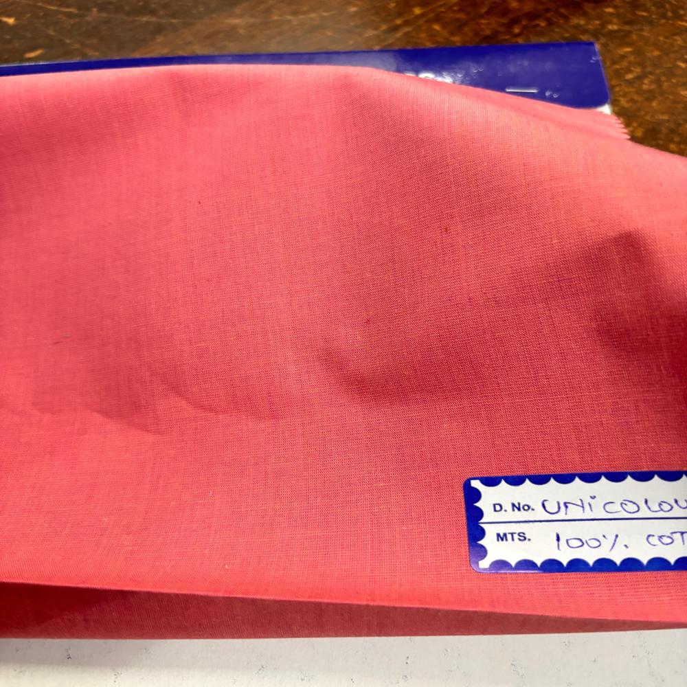 Unicolour 100% Cotton Width 58