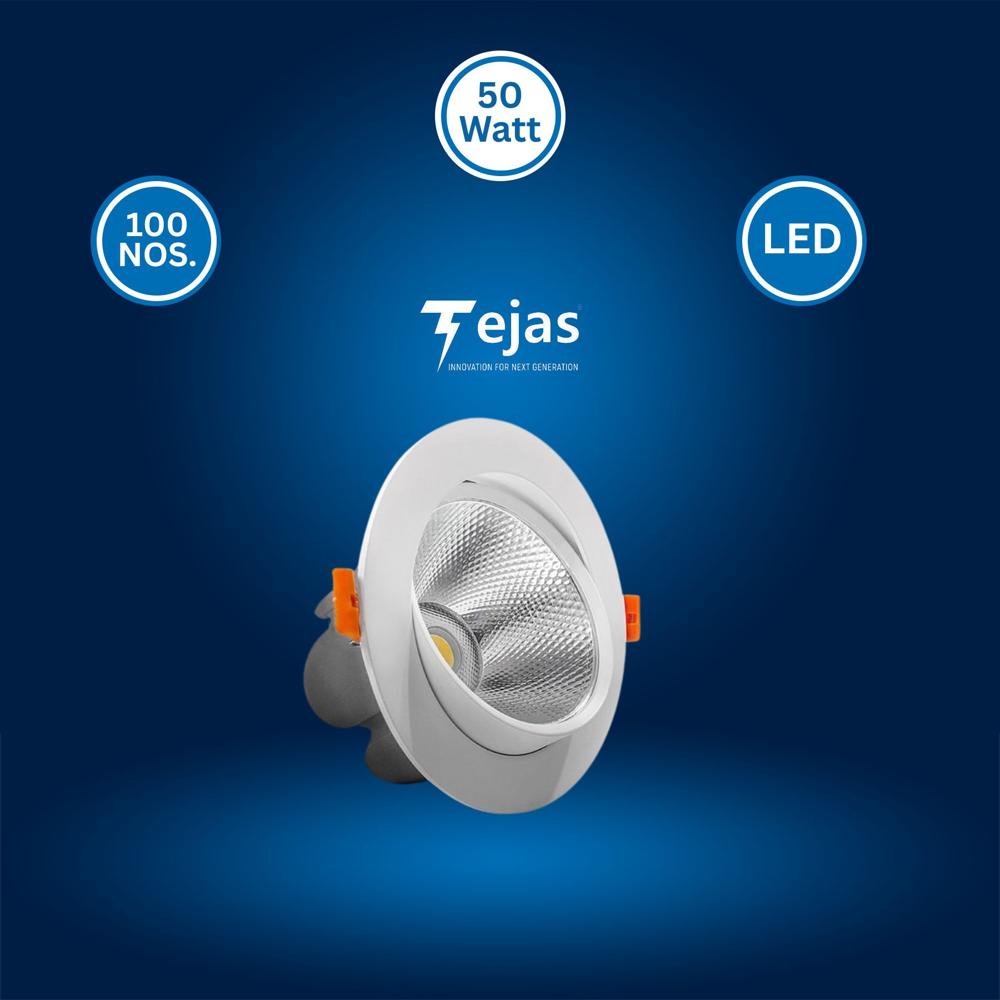 50w Movable Cob Light - Color: White