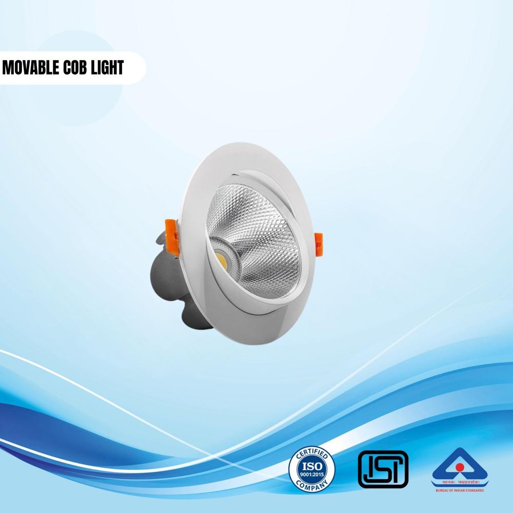 50w Movable Cob Light - Color: White