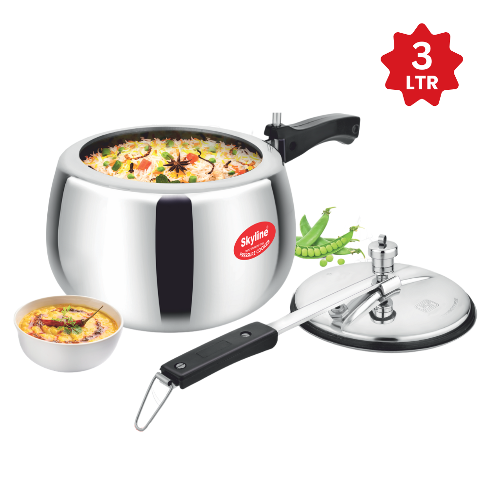 Triply Pressure Cooker 3 Litres Capacity