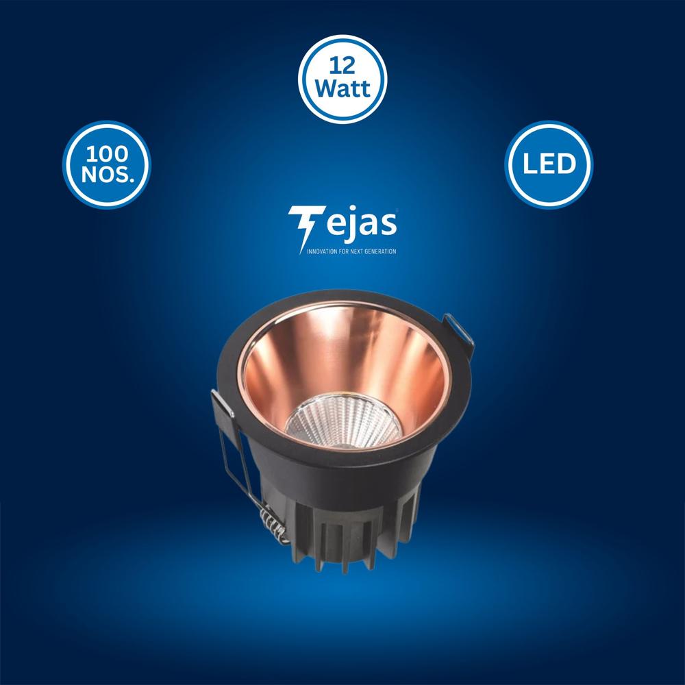 12w Golden Fish Cob Ligh - Color: Black