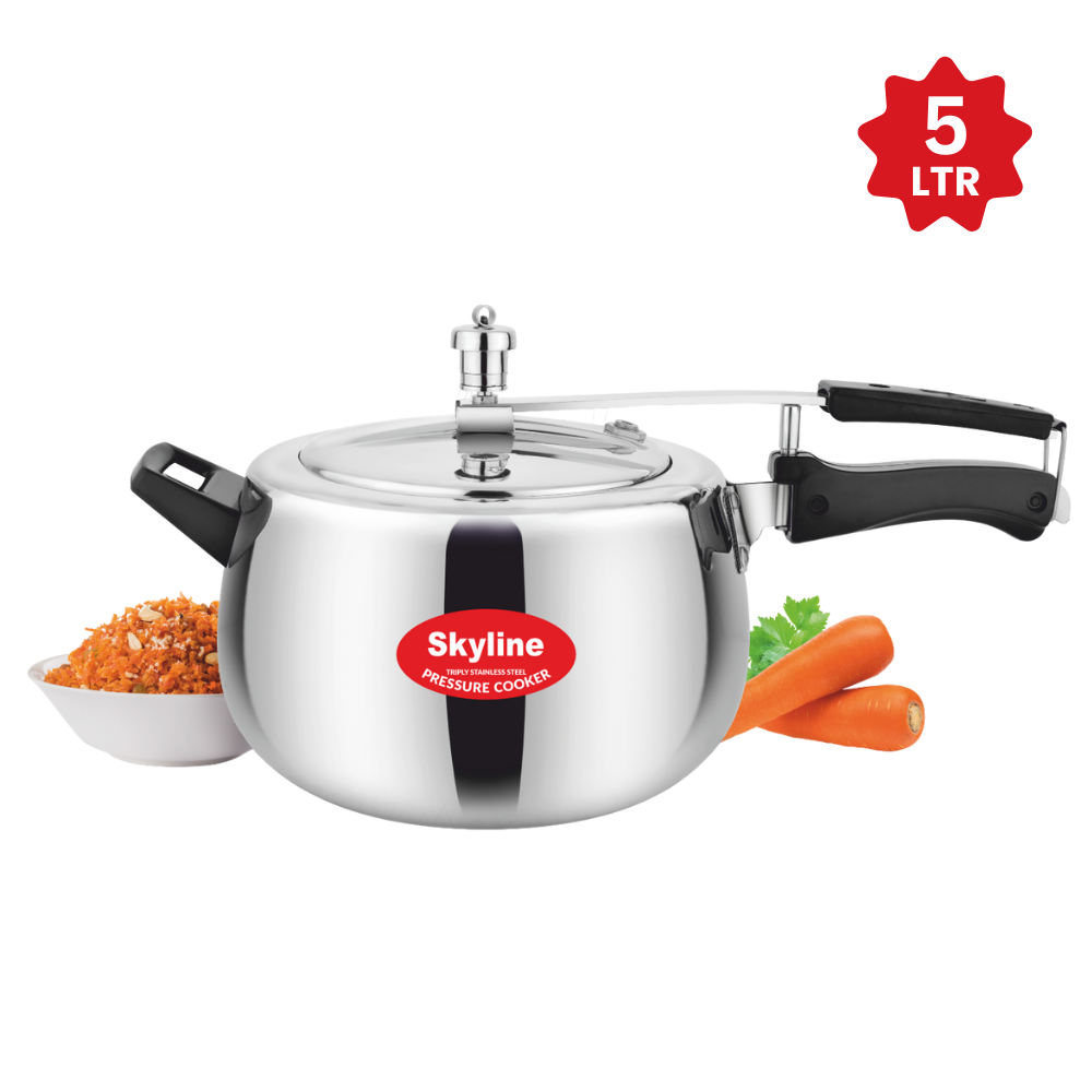 Triply Pressure Cooker 5 Litres Capacity