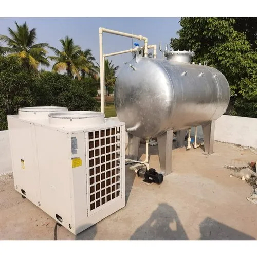 Commercial Air To Water Heat Pump 50 Kw - Color: Silver