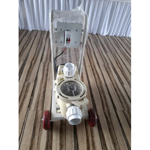 Swimming Pool Trolly Pump - Color: White
