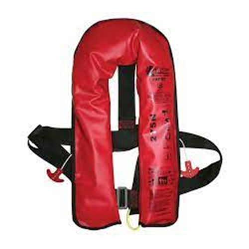 Inflatable Life Jacket - Color: Red