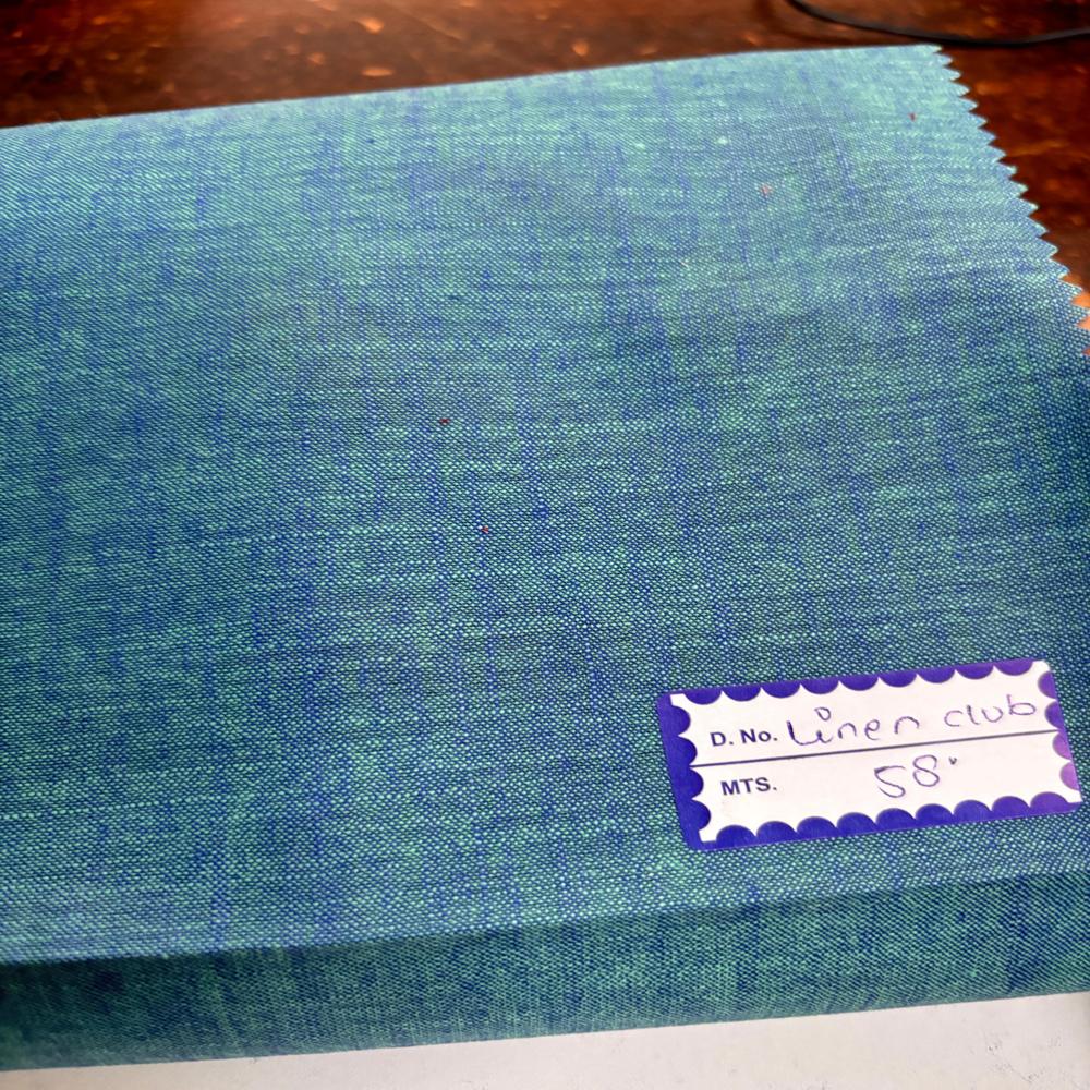 Polyester Linen Shirting Fabric Width 58