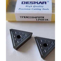 Tpkn2204pdtr Lf6018 High-quality Precision Cutting Tool - Durable Carbide Material, Customized Size, Black Color, Corrosion Resistance | Designed For Finishing Operations