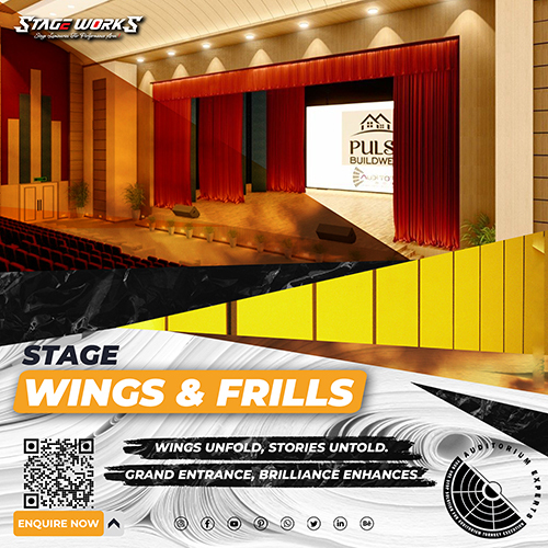 Auditorium Stage Side Wings with Frill