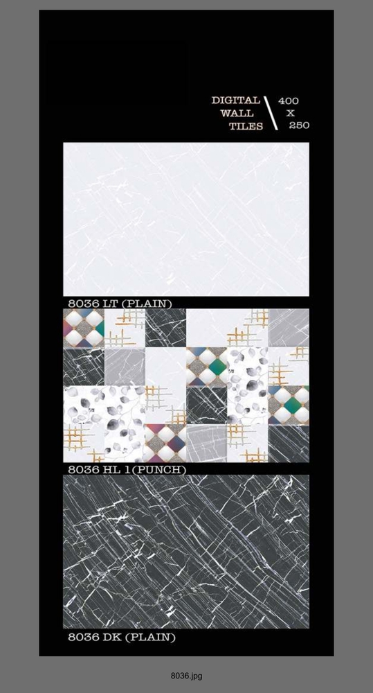 250 X 400 GLOSSY WALL TILES