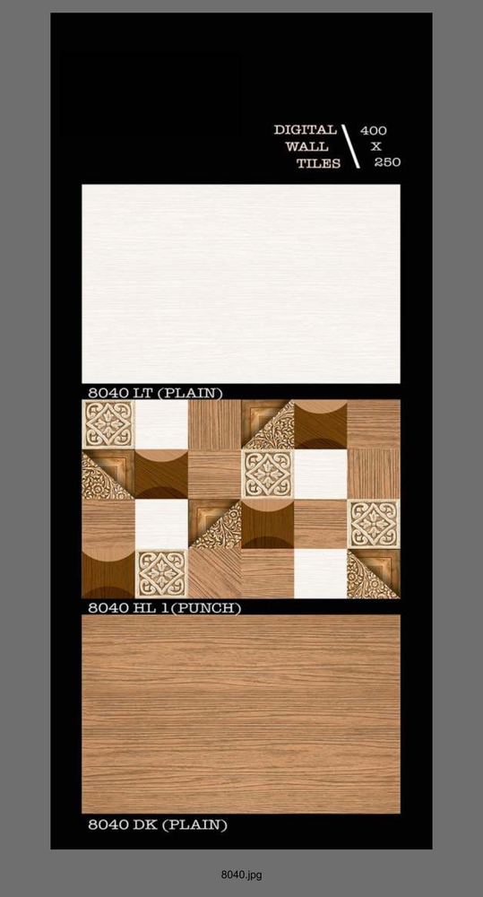 250 X 400 GLOSSY WALL TILES