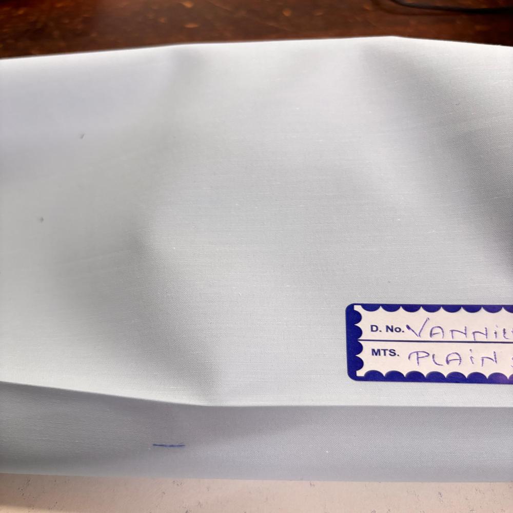 Vannila Plain Shirting Fabric Width 58 - Attributes: Washable