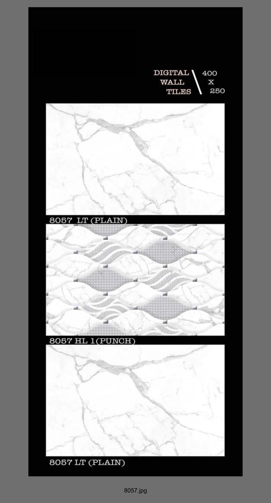 250 X 400 VITRIFIED  WALL TILES