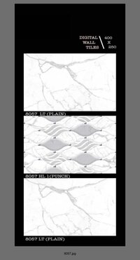 250 X 400 VITRIFIED  WALL TILES