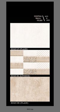 250 X 400 VITRIFIED  WALL TILES