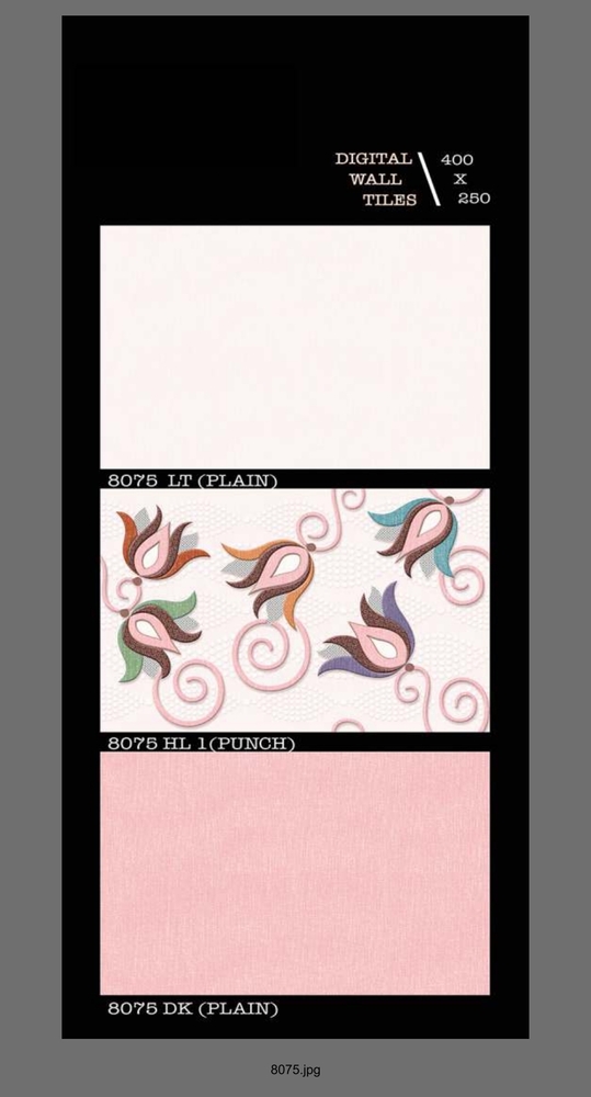 250 X 400 VITRIFIED  WALL TILES