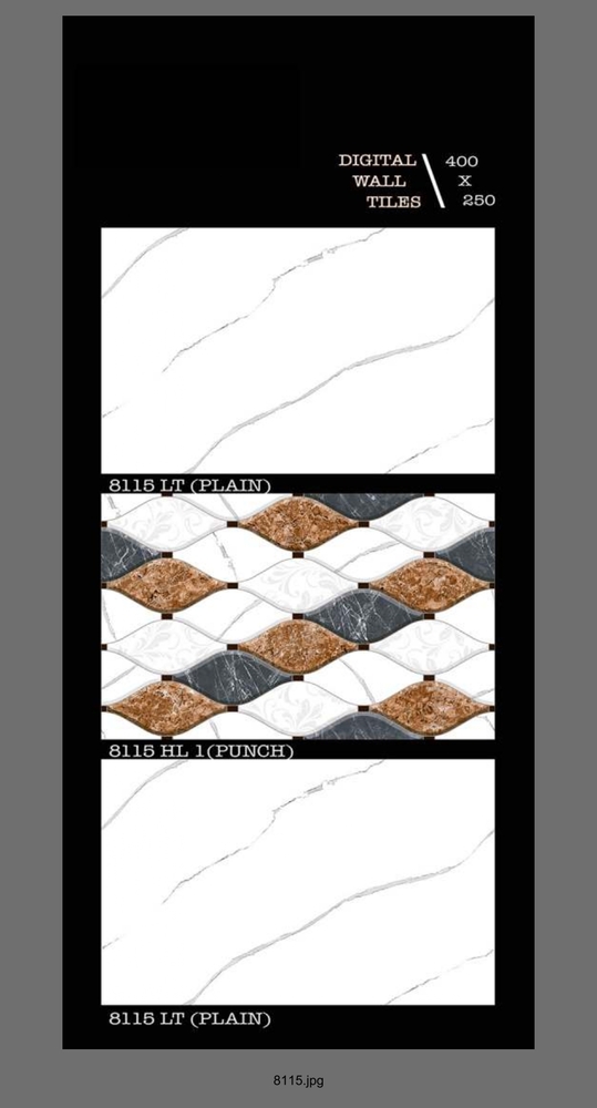 250 X 400 VITRIFIED CERAMIC WALL TILES